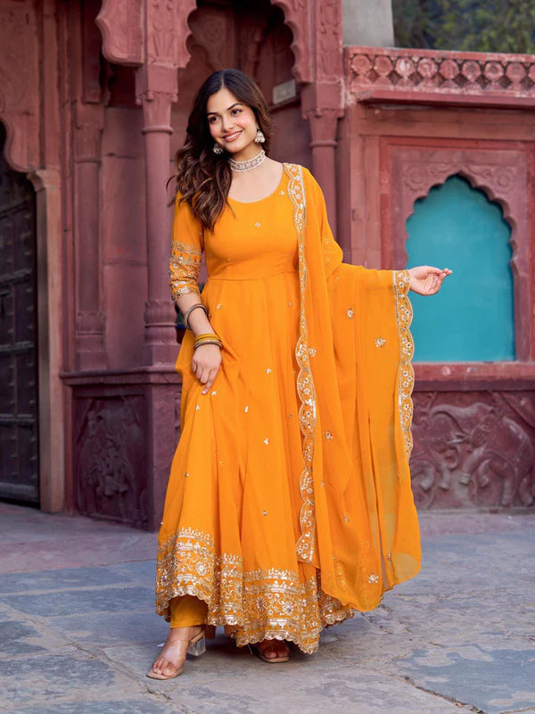 anarkali suit set