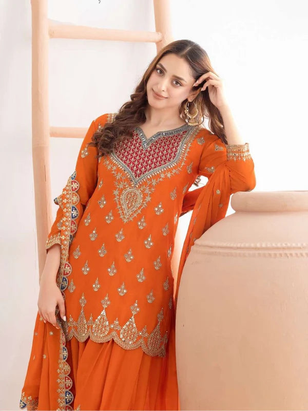 rang-e-festive collection suit set