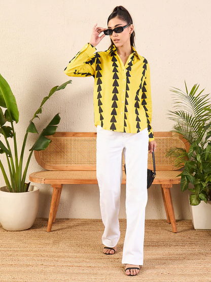 Sunbeam Arrows Yellow Shirt