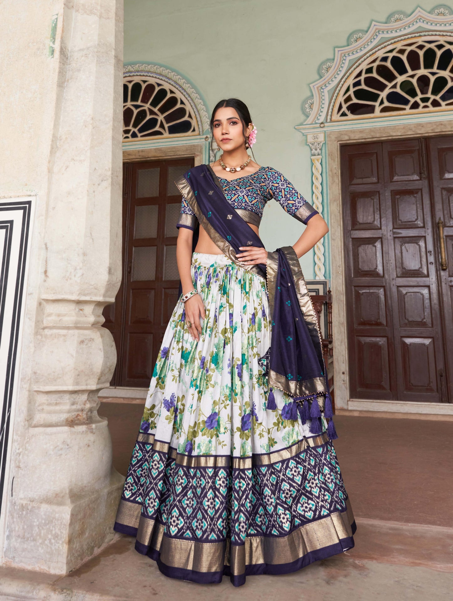 full flare lehenga choli for elegant look