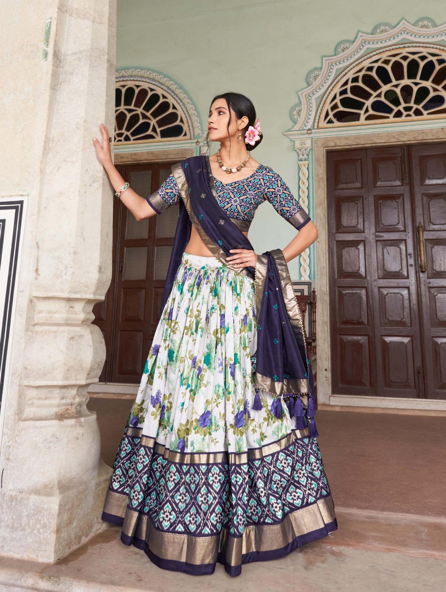 full flare lehenga choli for elegant look