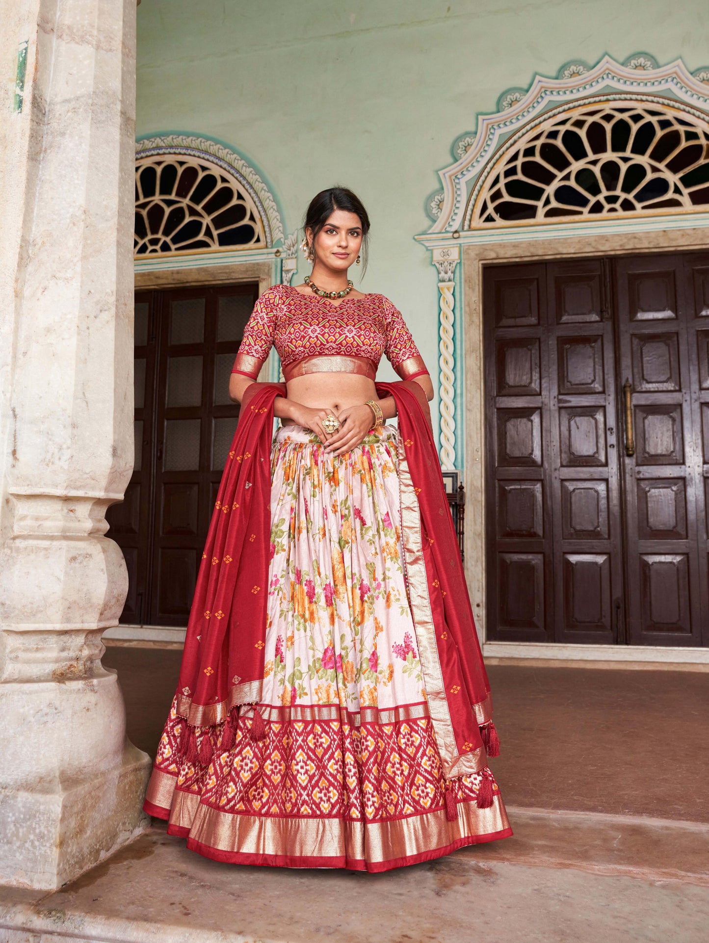 full flare lehenga choli for elegant look