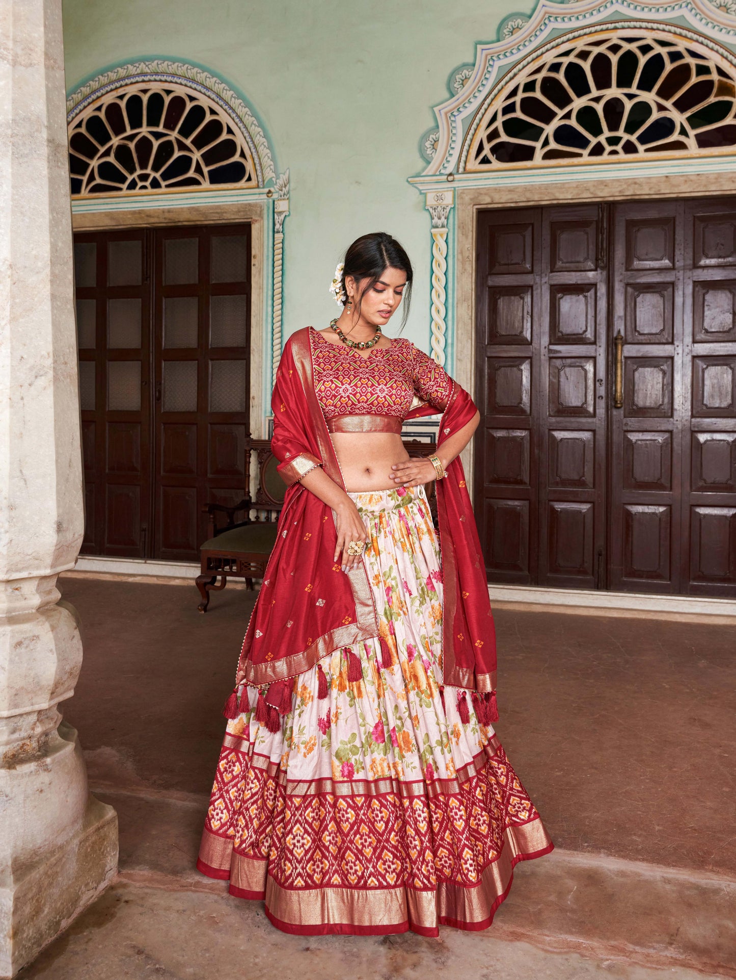full flare lehenga choli for elegant look