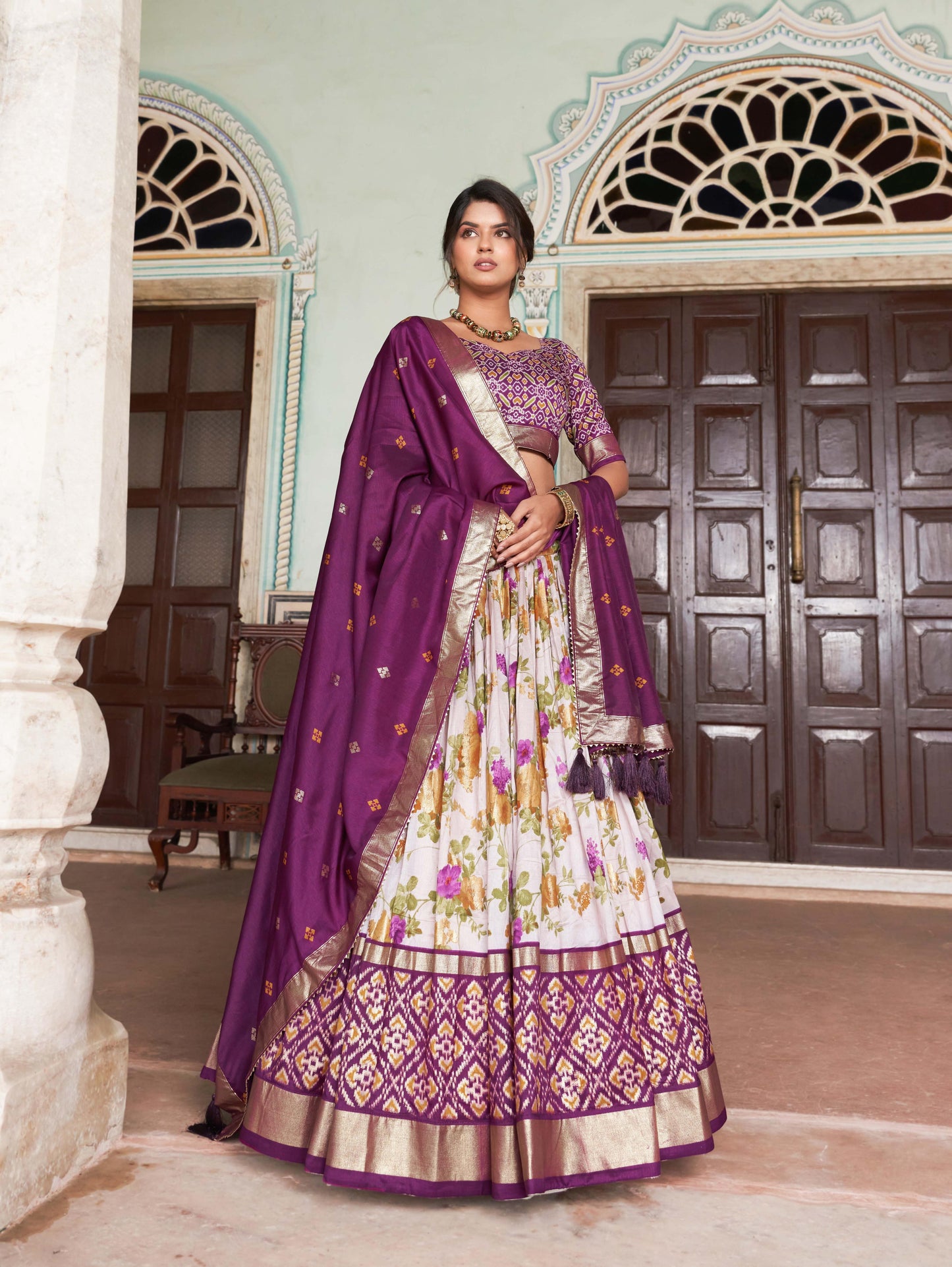 full flare lehenga choli for elegant look