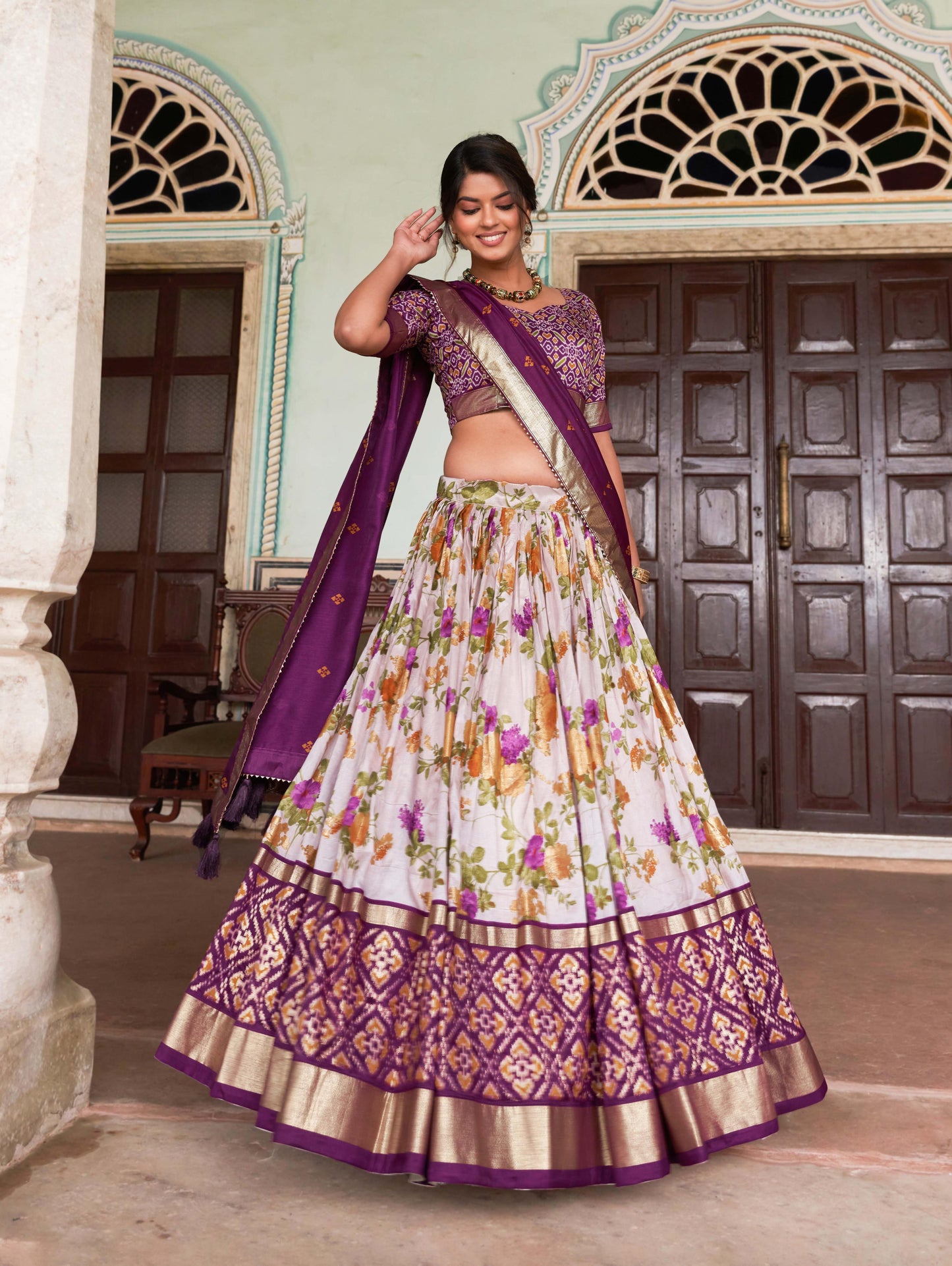 full flare lehenga choli for elegant look