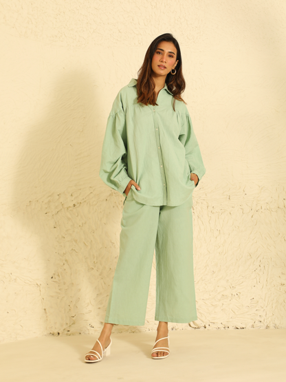 Solid Mint Green Co-ord Set