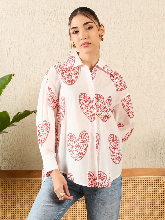 heart bloom shirt