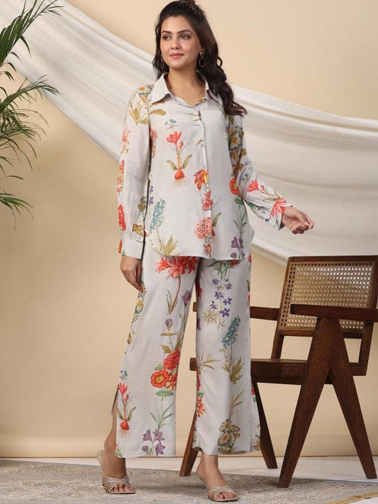 Floral Elegance Co-Ord Set