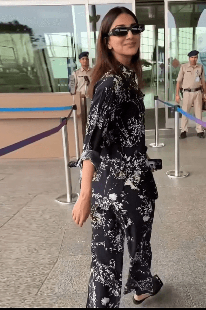 navy blue rayon co-ord set with tailored fit