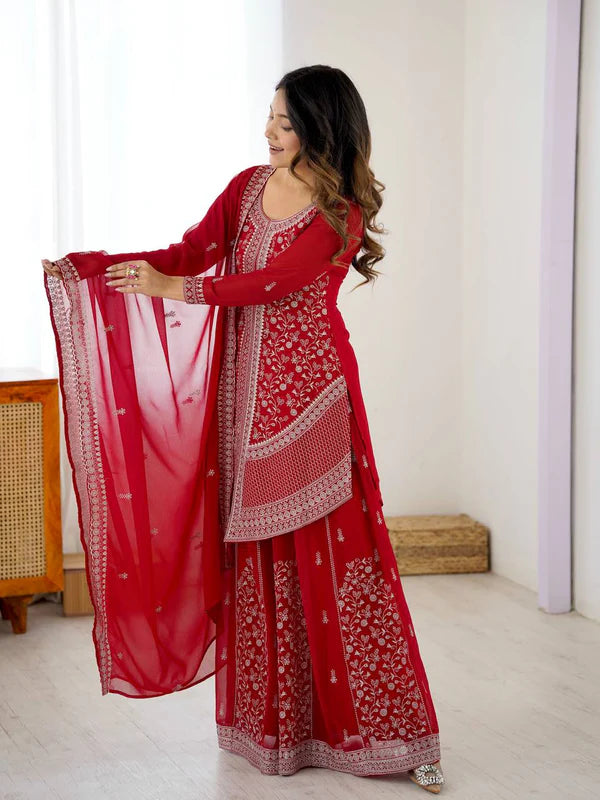laal ishq sharara suit set