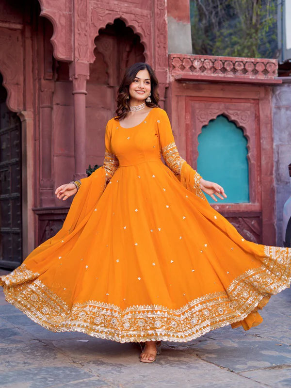 anarkali suit set