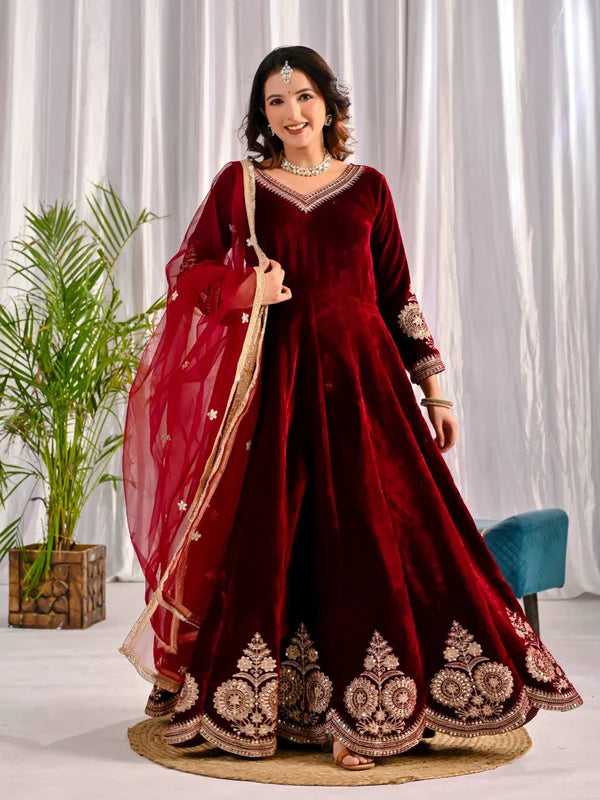 anarkali suit set
