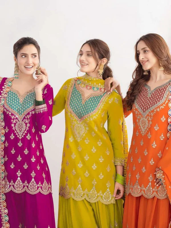rang-e-festive collection suit set