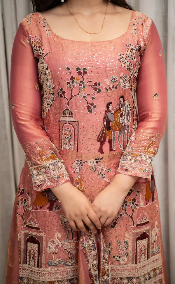 rangreza royale sharara set