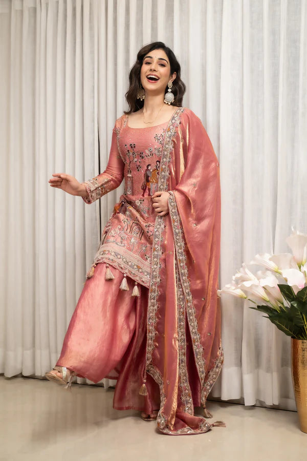 rangreza royale sharara set