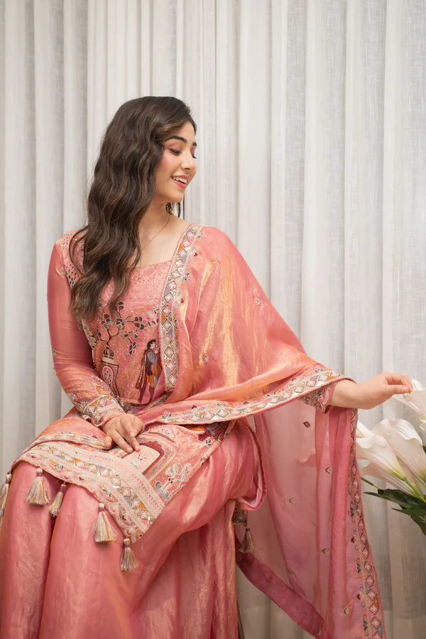 rangreza royale sharara set
