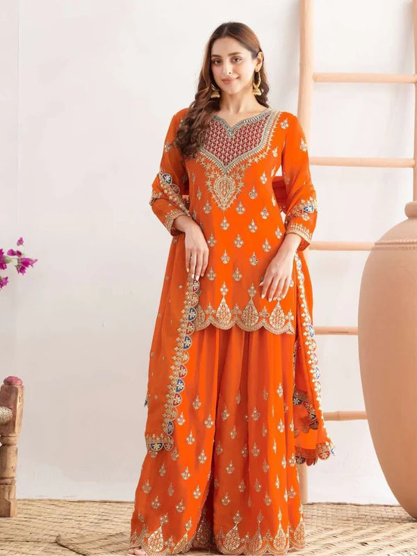 rang-e-festive collection suit set