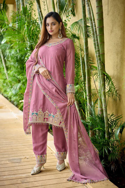 Rosé Meena Ensemble Suit Set
