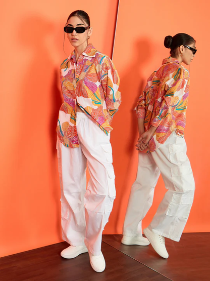 Summer Bloom Splash Shirt