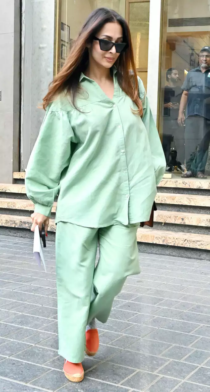 Solid Mint Green Co-ord Set