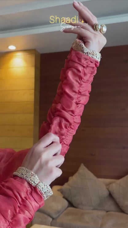 Apoorva's Chinon Silk Anarkali