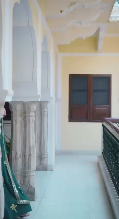 Tavira Regal Teal Bloom Anarkali Suit Set